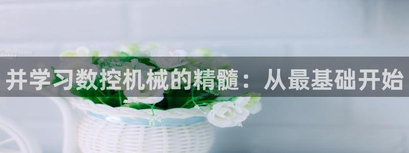 天辰娱乐娱乐：并学习数控机械的精髓：从最基础开始