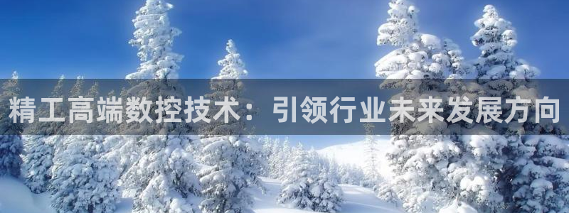 天辰娱乐在线:精工高端数控技术:引领行业未来发展方向