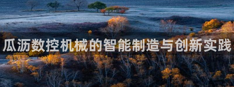 天辰娱乐游客:瓜沥数控机械的智能制造与创新实践